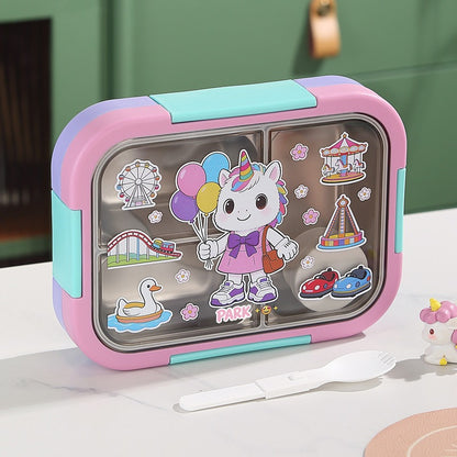 Sport-Themen Multi-Fach Bento Lunchbox
