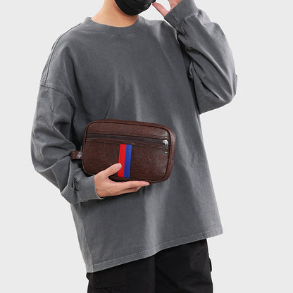 Stylische Leder Kulturbeutel