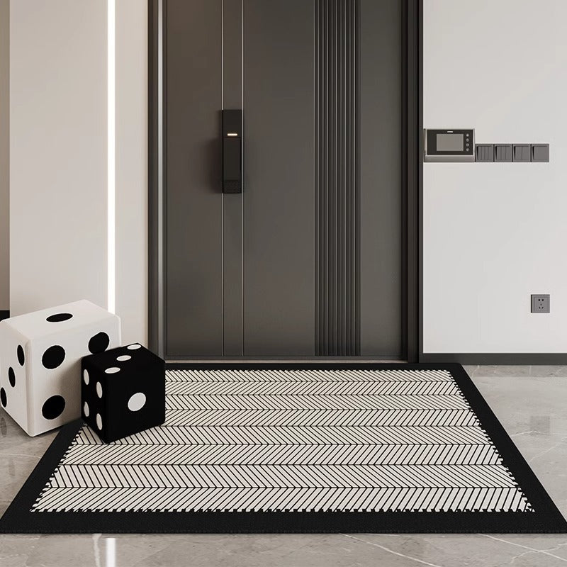 Moderne geometrische Fußmatte