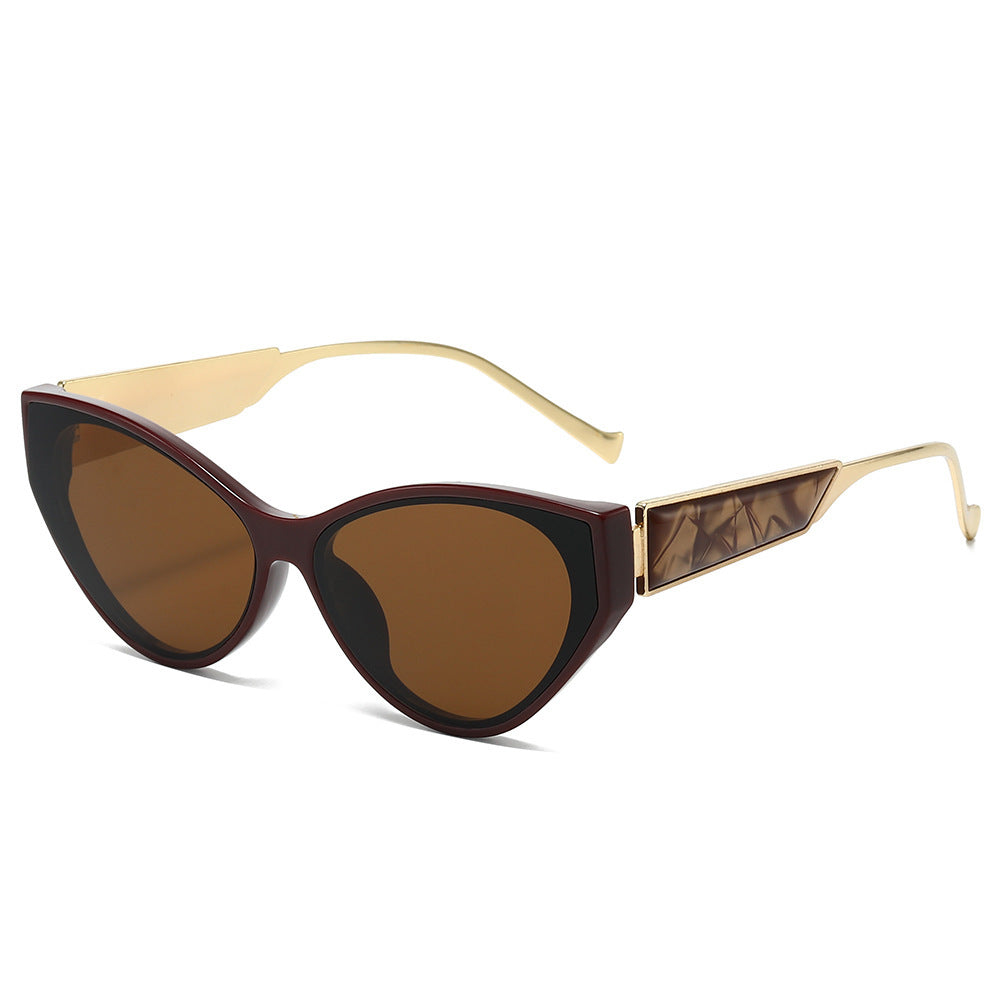 Chice Katzenaugen-Sonnenbrille mit einzigartigen Details Brehn