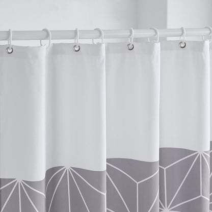 Moderne geometrische Muster Duschvorhang Brehn