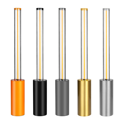 Zeitgenössische Glasröhren-Tischlampe