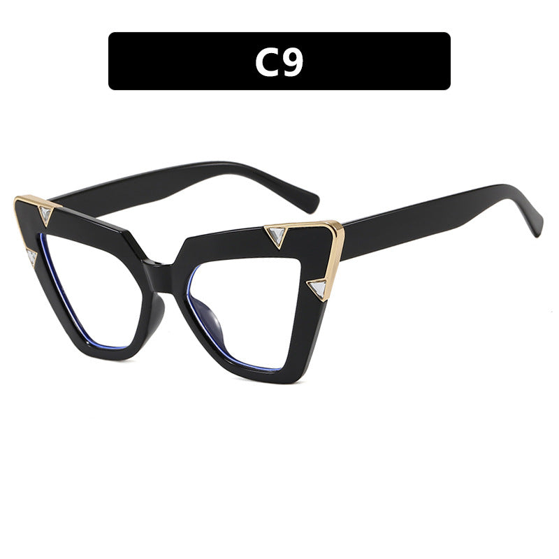 Damen Cat-Eye Sonnenbrille mit luxuriösem Motiv und schützendem UV-Filter Brehn
