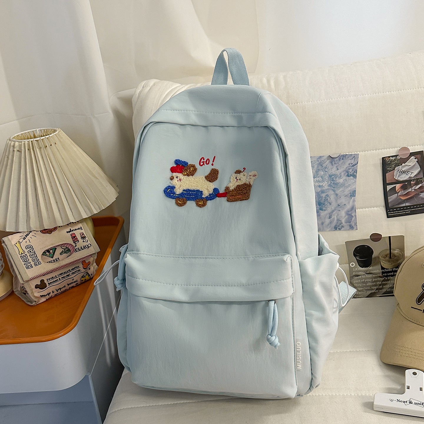 Verspielter Bestickter Rucksack Brehn