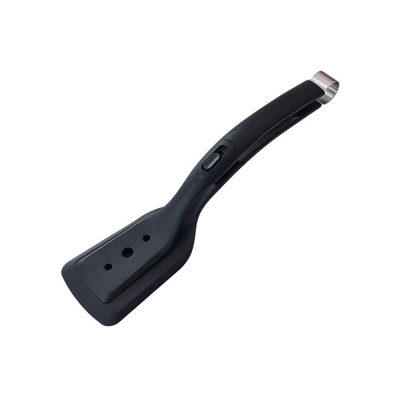 Ergonomischer Silikon-Bratwender mit Edelstahl-Akzenten Brehn