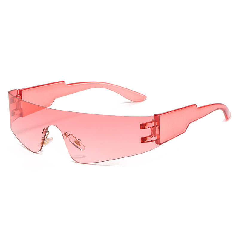 Oversized Schutzschild Sonnenbrille Brehn