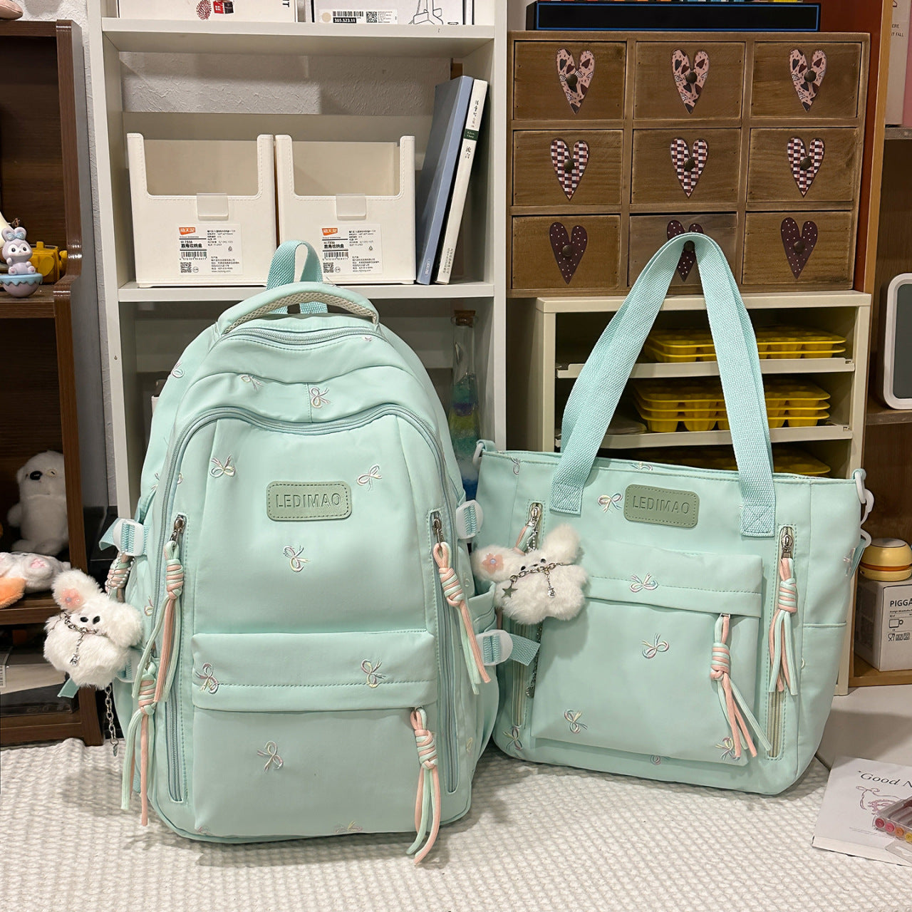 Funktionales Multi-Taschen-Rucksack-Set