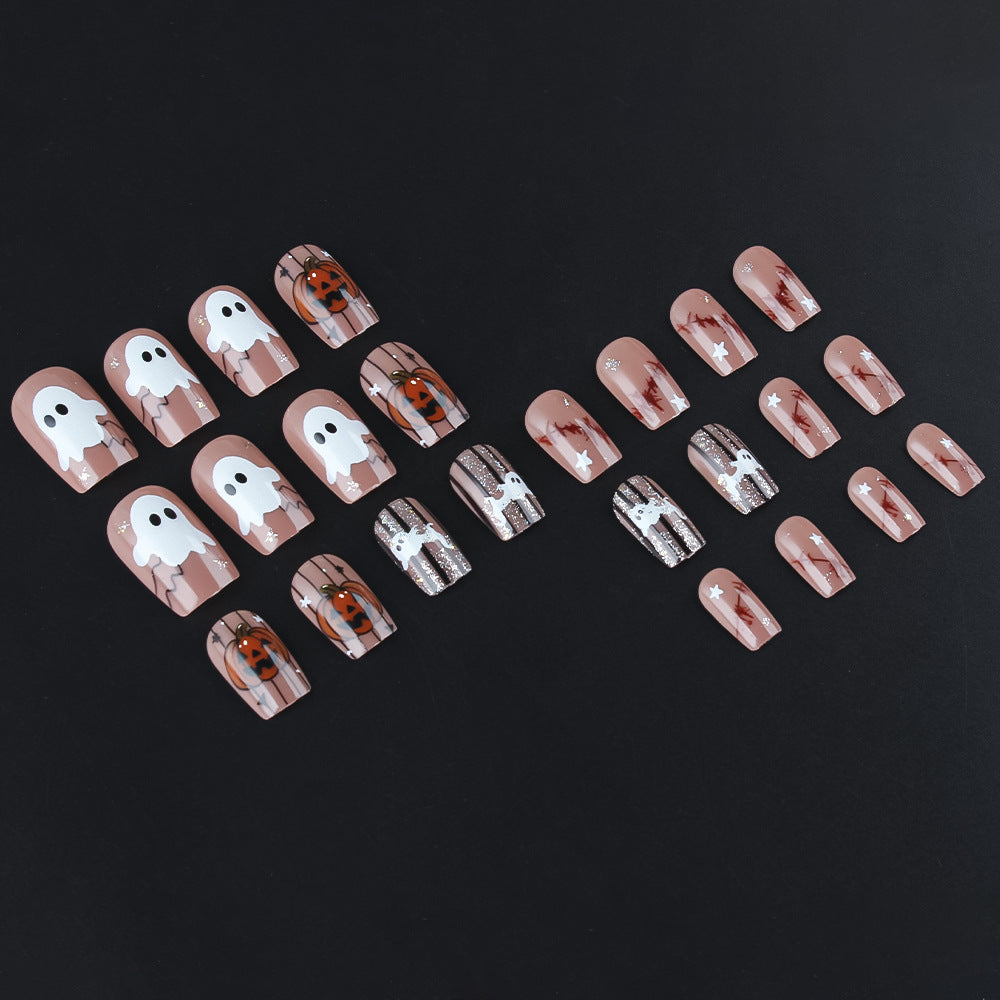 Halloween-Themen-Nailart Brehn