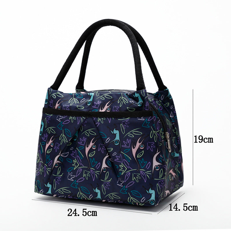 Blumige isolierte Lunch-Kühltasche Brehn