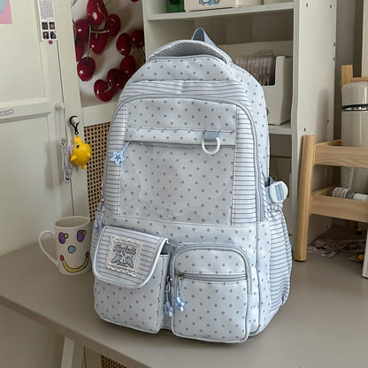 Stylische Multifunktionale Sternenprint Rucksack Brehn