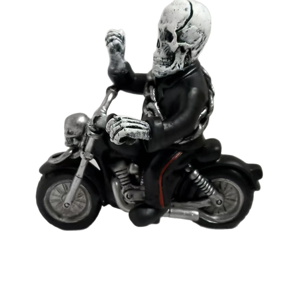 Gruselige Motorradfigur Brehn