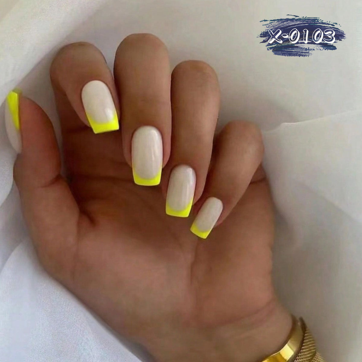 Künstlerisches Nageldesign-Kit mit Neonspitzen
