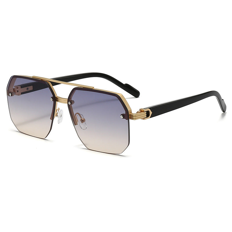 Damen modische Sonnenbrille im trendigen Sechseck-Design Brehn