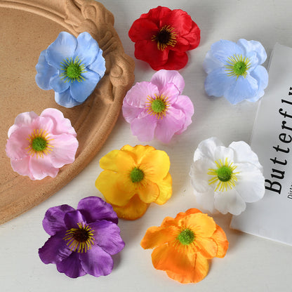 Elegante Stoff Blumen Haarschmuck