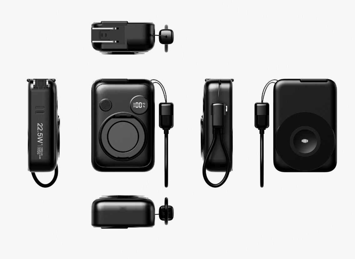 Tragbare Kabellose Ladeeinheit mit Magsafe-Technologie Brehn