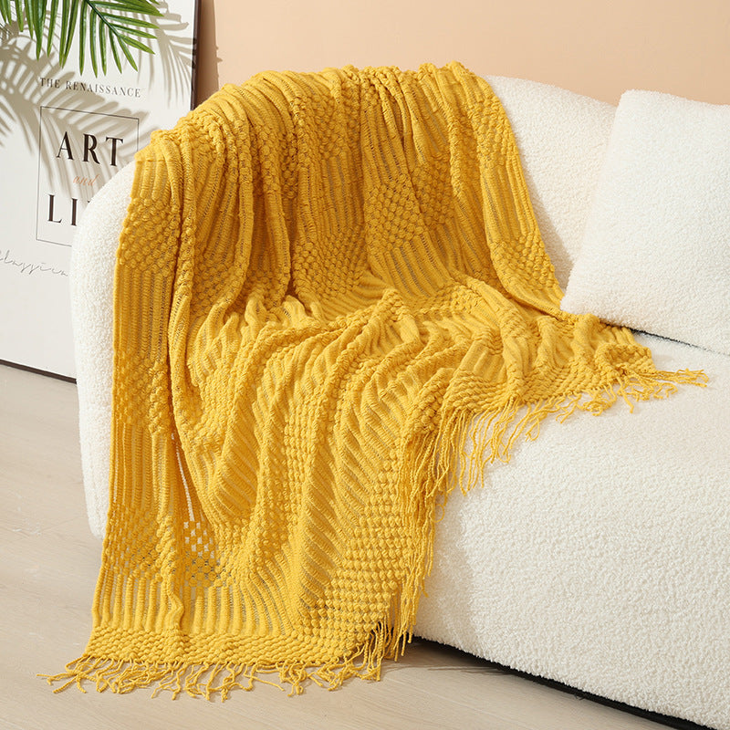 Damen stylische Wohnzimmerdecke mit Fransenmuster Brehn