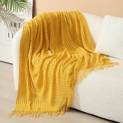 Damen stylische Wohnzimmerdecke mit Fransenmuster Brehn