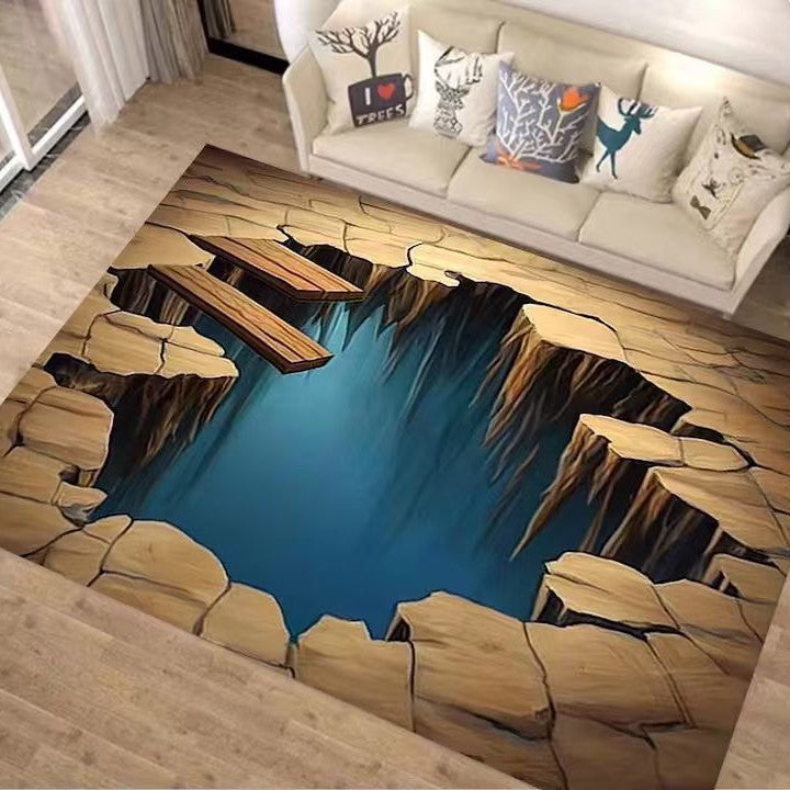 3D Horror-inspirierte Fußmatte
