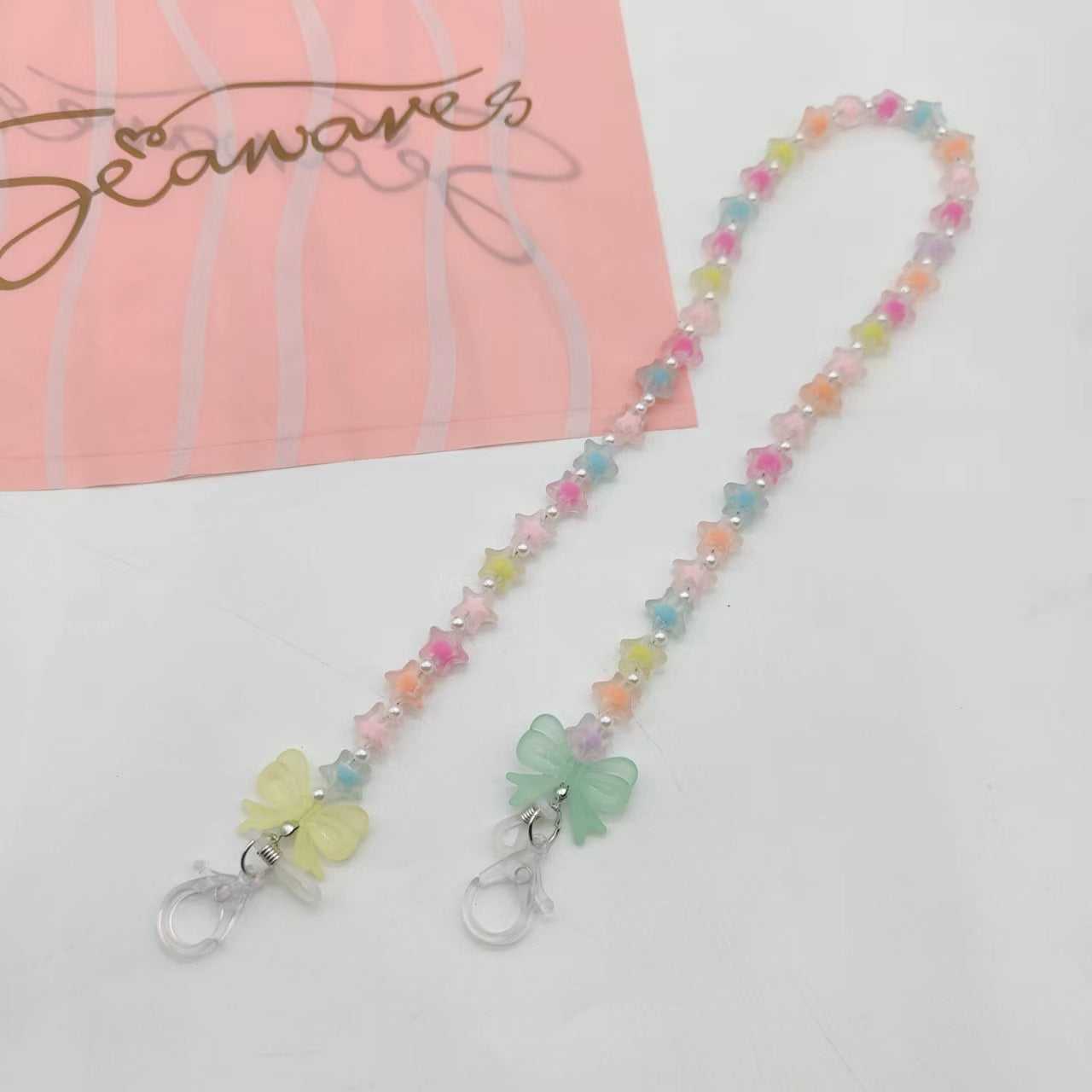 Trendige Brillenkette mit Sternen-Design Brehn