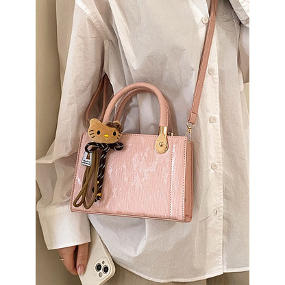 Elegante Texturierte Handtasche Schultertasche