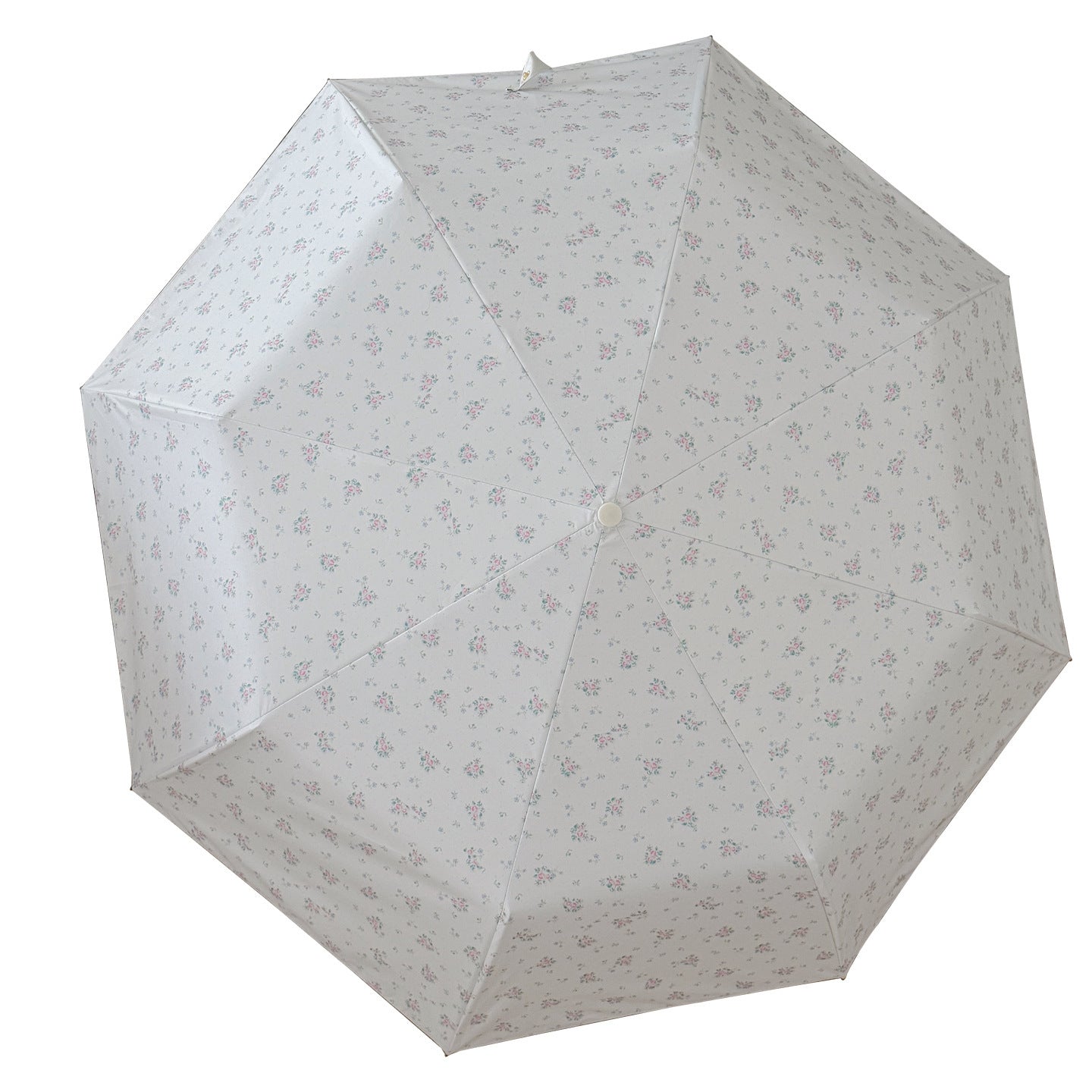 Damen Faltbarer Regenschirm mit Blumenmuster Brehn