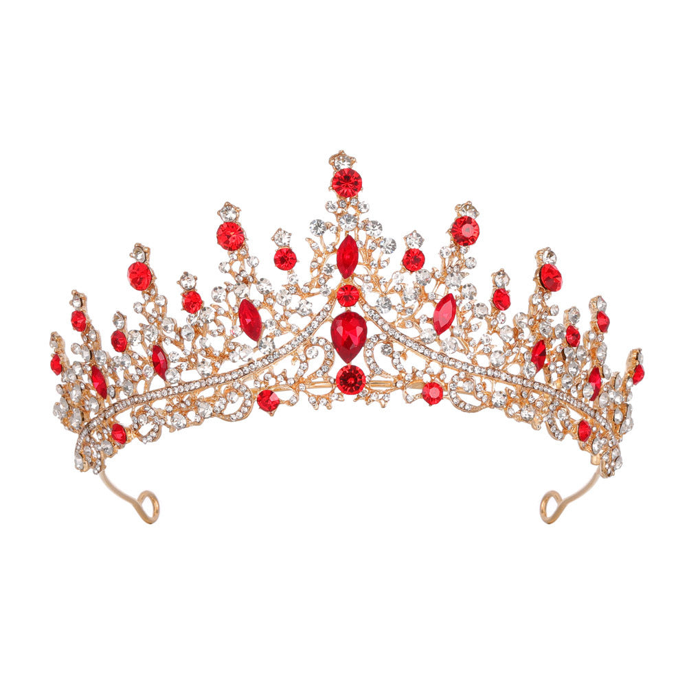 Damen Strass Tiara mit funkelnden Edelsteinen Brehn