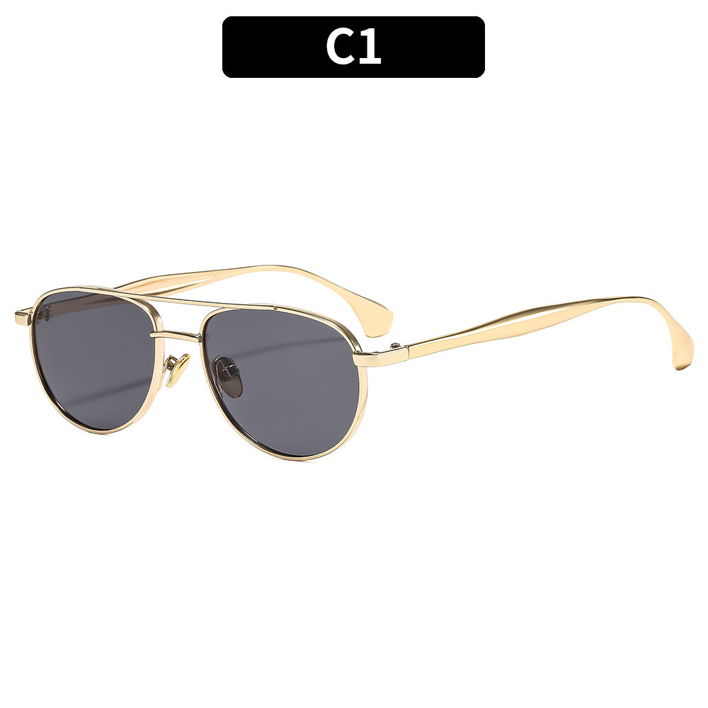 Vintage-inspirierte Piloten-Sonnenbrille