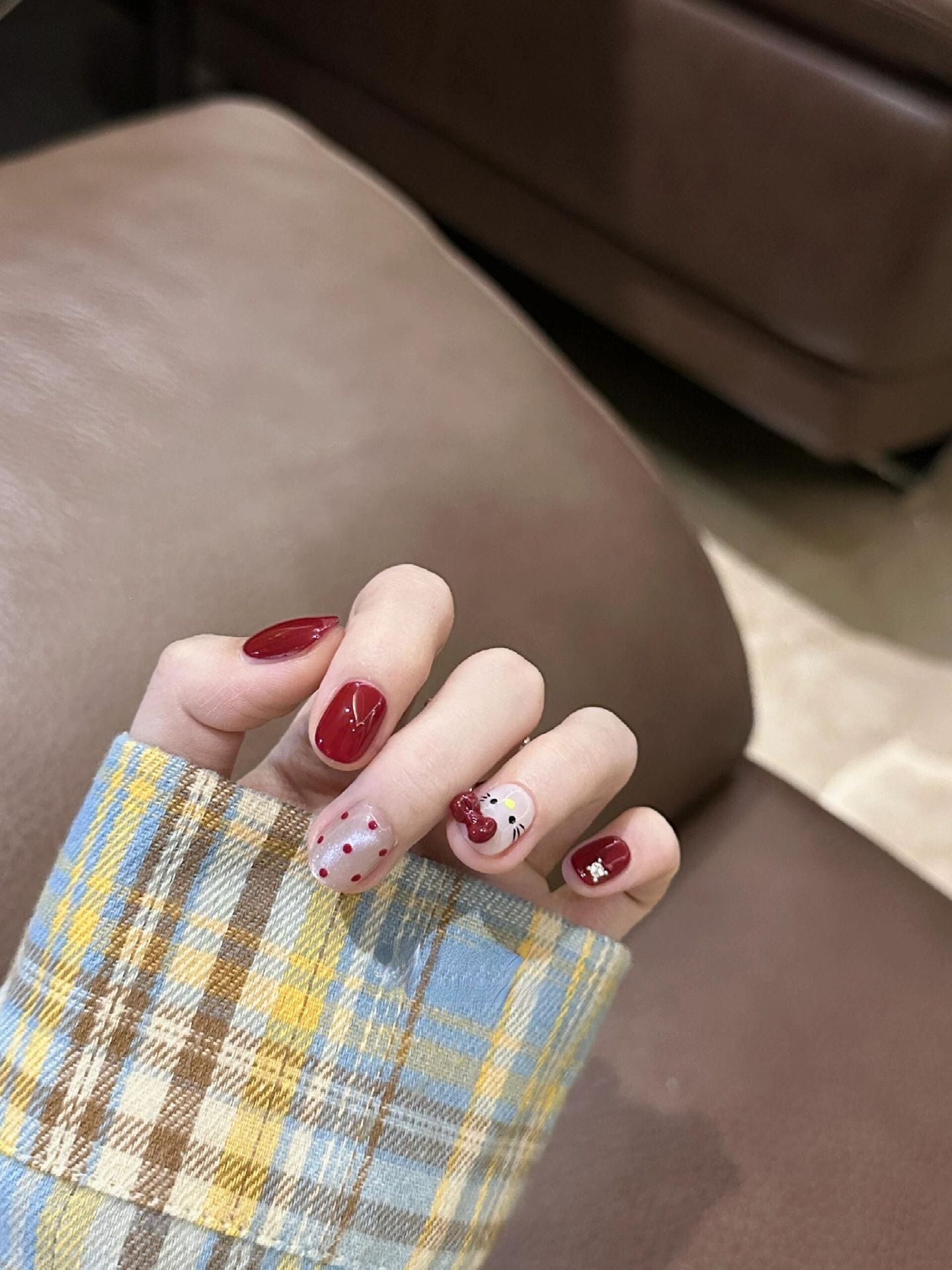 Kunstnagelset mit Verspielten Motiven Brehn