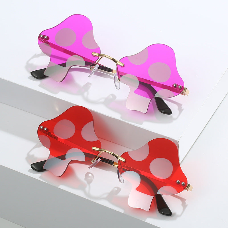 Einzigartige Übergroße Polka Dot Rahmen Sonnenbrille Brehn