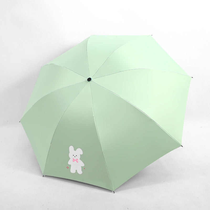 Damen Kinderfreundlicher Regenschirm mit lustigem Bärenmotiv Brehn