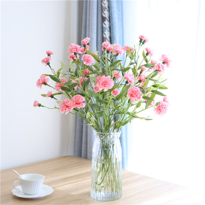 Realistische Seidenblumenstielarrangement
