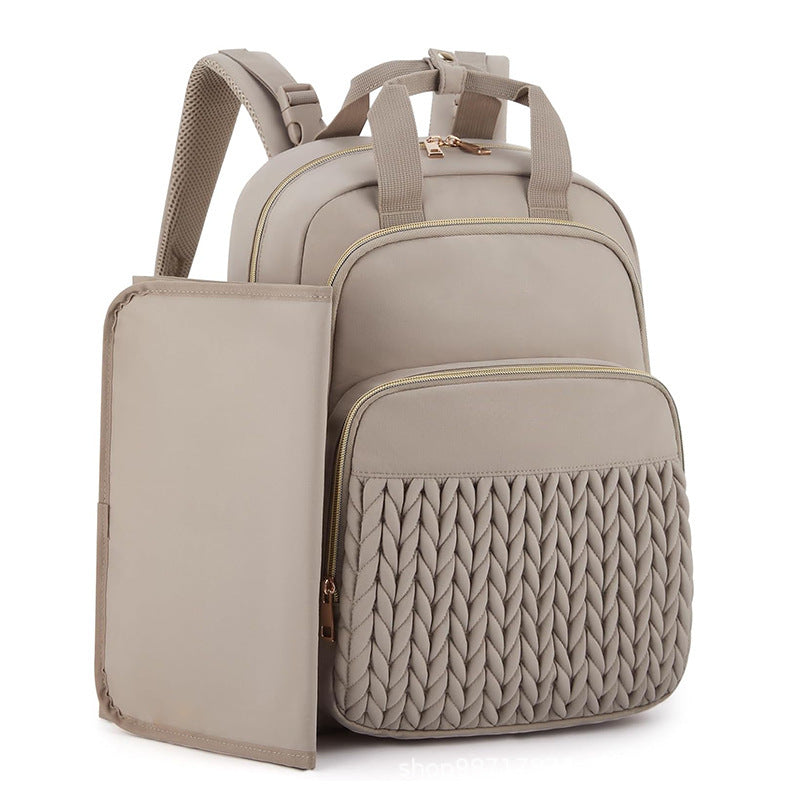 Modischer Rucksack mit Strukturiertem Design und Mehreren Fächern Brehn