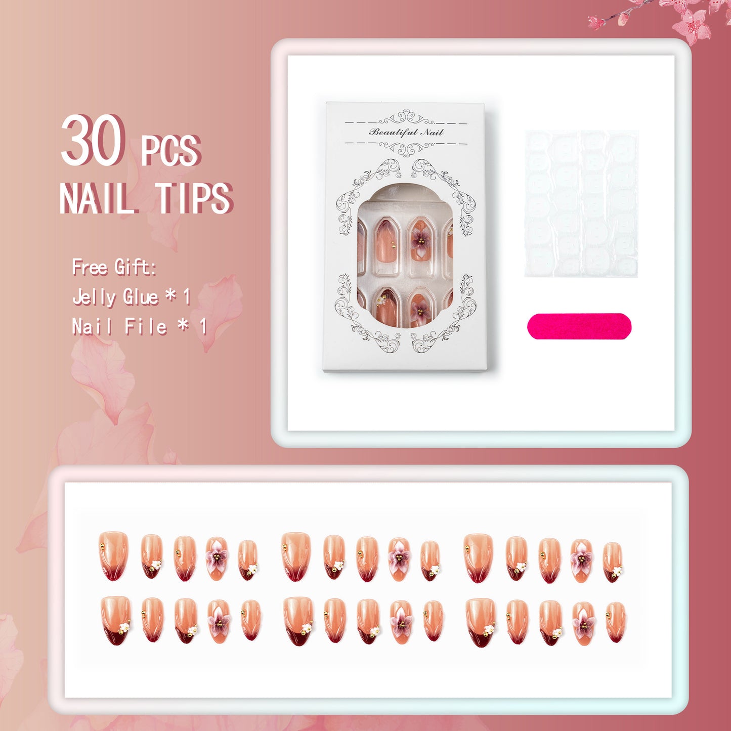 Kunstvolle 3D Nagelspitzen Brehn