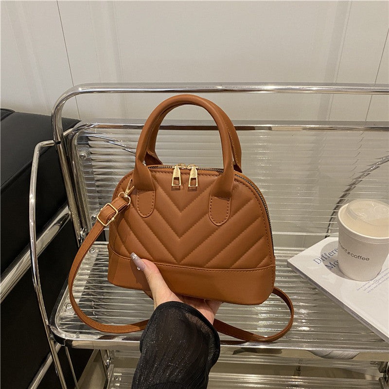 Gepatchte Mini-Handtasche Brehn
