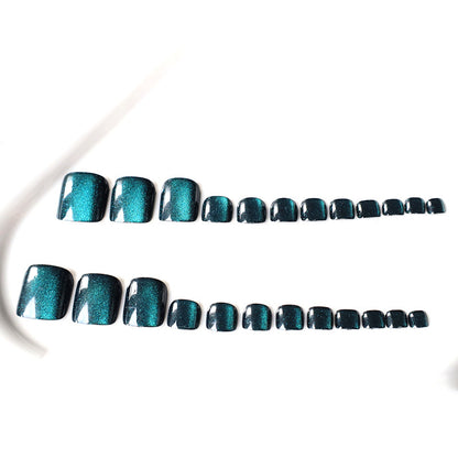 Glitzernde Pediküre Nagelkunst Brehn