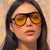 Damen Vintage-Style Sonnenbrille mit elegantem Kunststoffrahmen im Leopardenmuster Brehn