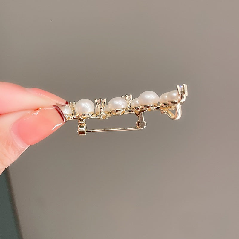 Elegante Perlenohrringe Brehn