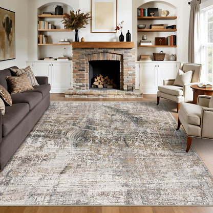 Eleganter Vintage-Teppich
