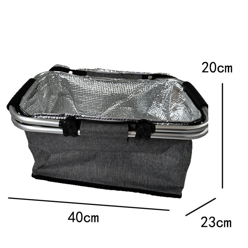 Kühltasche mit Robustem Aluminiumrahmen und Isolierendem Innenfutter Brehn