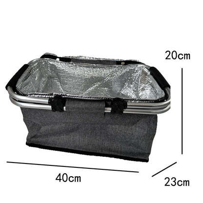 Kühltasche mit Robustem Aluminiumrahmen und Isolierendem Innenfutter Brehn