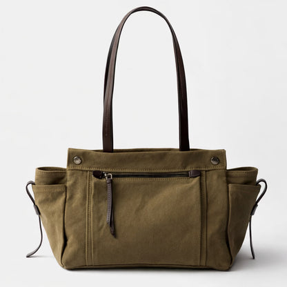 Multi-Taschen Canvas Tote Handtasche