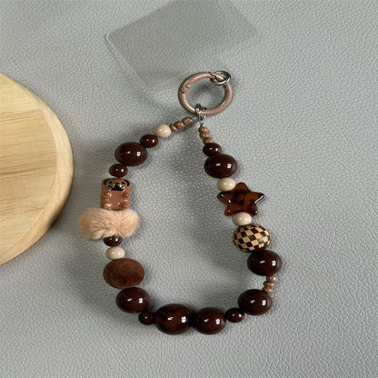 Dekorativer Beaded Schlüsselanhänger Halter Brehn