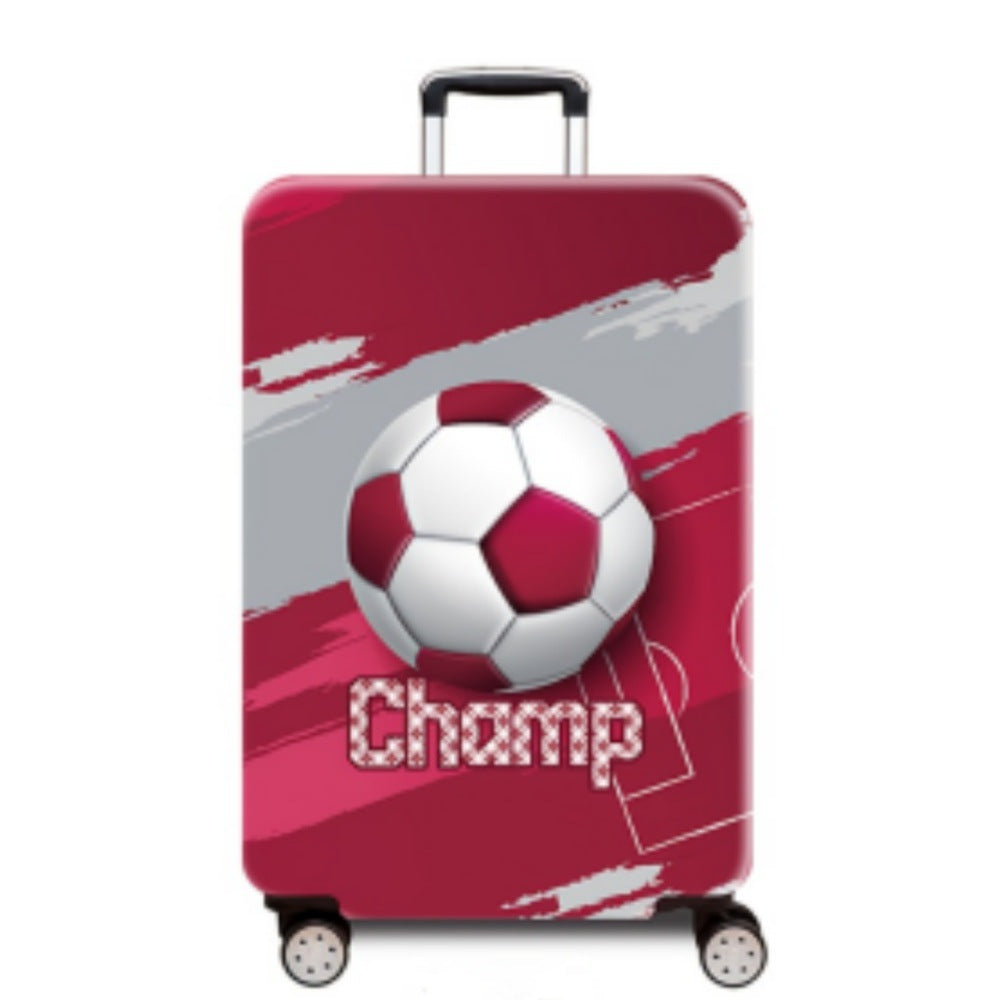 Damen Hartschalenreisekoffer mit dynamischem Fußball-Motiv Brehn