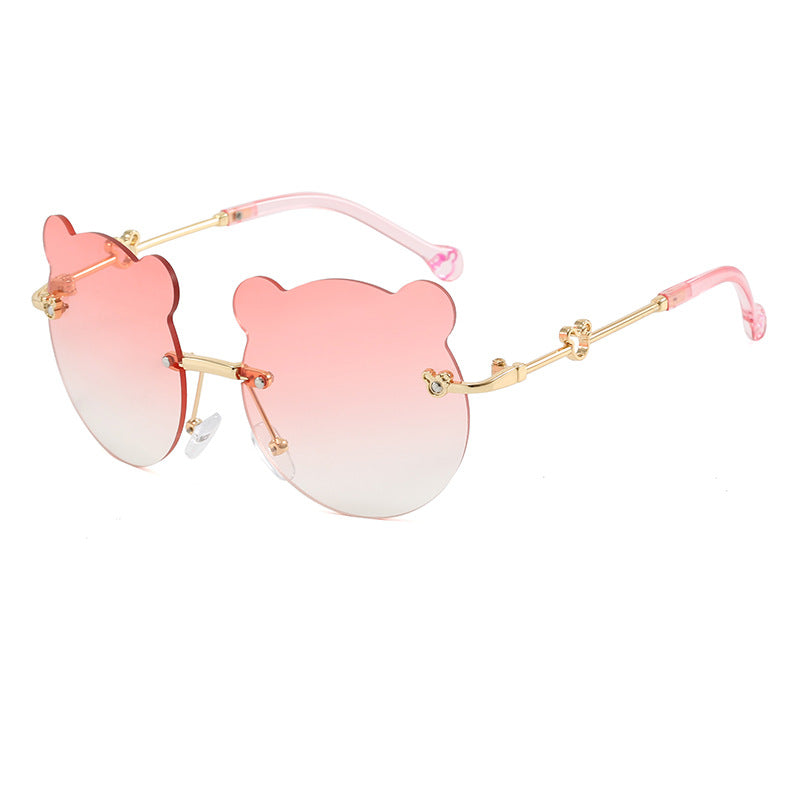 Damen verspielte Sonnenbrille mit niedlichem Bärenmotiv Brehn