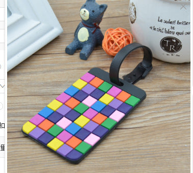 Unisex Gepäckanhänger im bunten Mosaikdesign Brehn