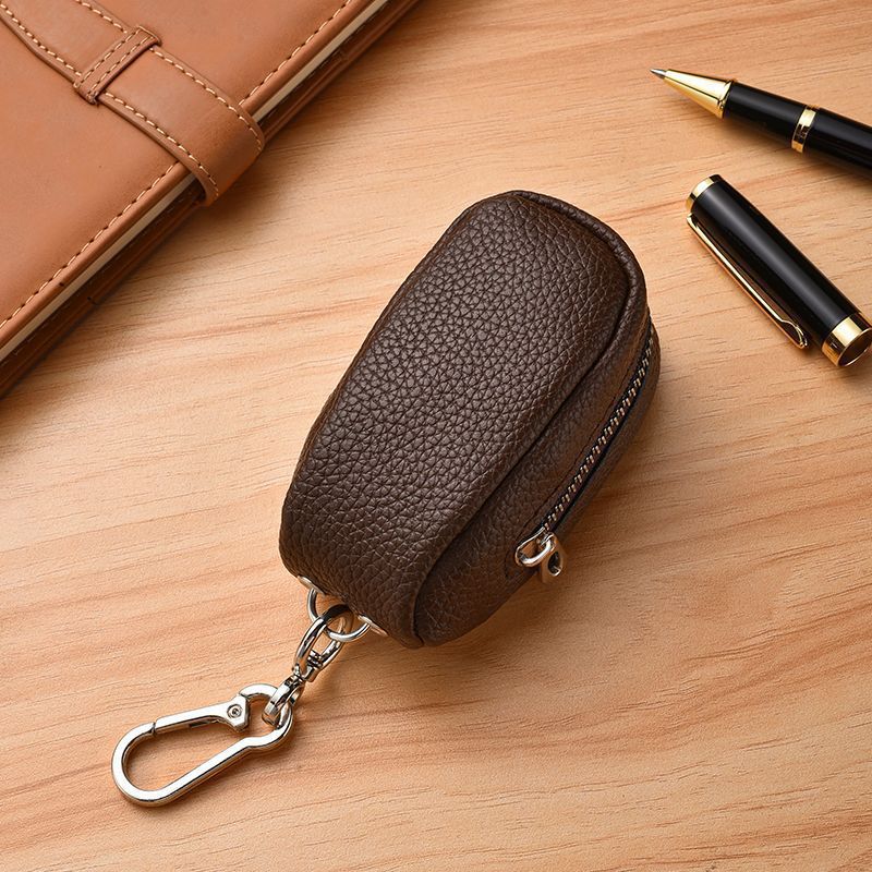 Kompakte Leder Schlüsselanhänger Tasche Brehn