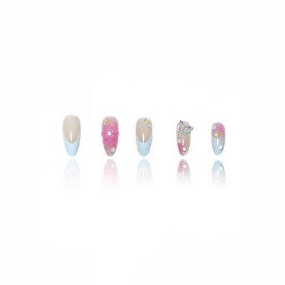 Premium Floral Art Press-On Nail Set Brehn