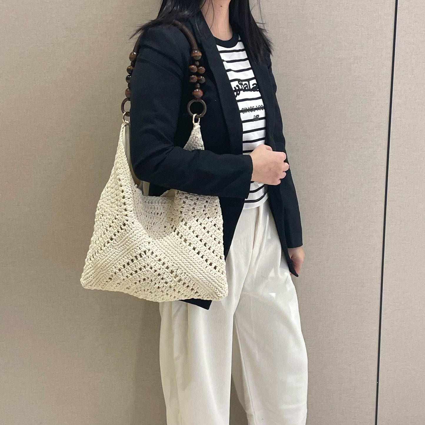 Handgefertigte Makramee Tasche Brehn