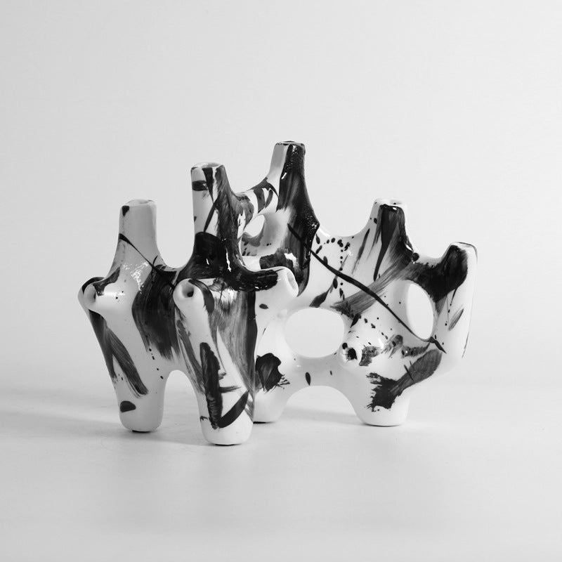 Abstrakte Skulpturale Dekorative Vase