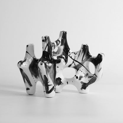 Abstrakte Skulpturale Dekorative Vase